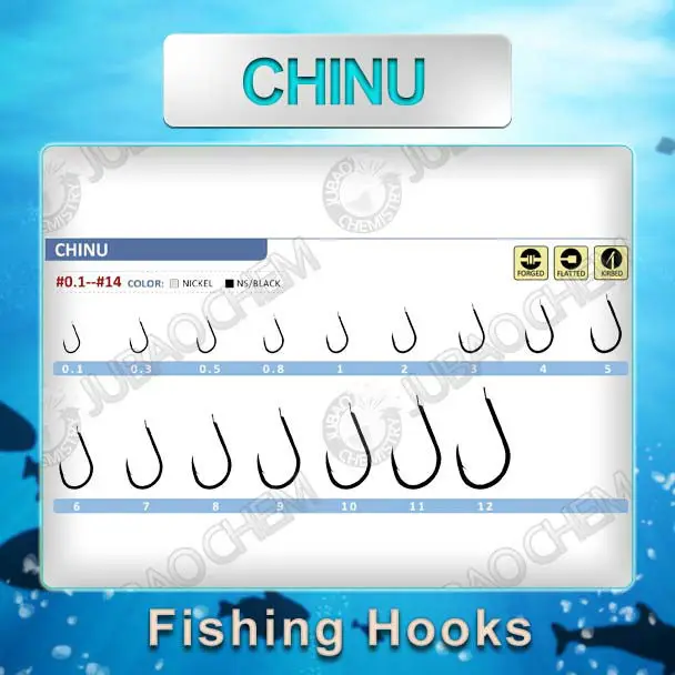 Крючки 100 шт. оптом Chinu рыболовные крючки №