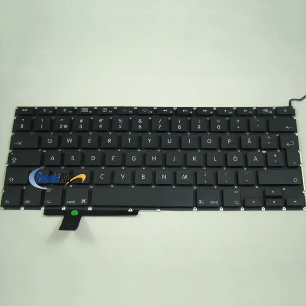 Фирменная Новинка для Apple MacBook Pro 1" Unibody A1297 шведский клавиатуры Черный