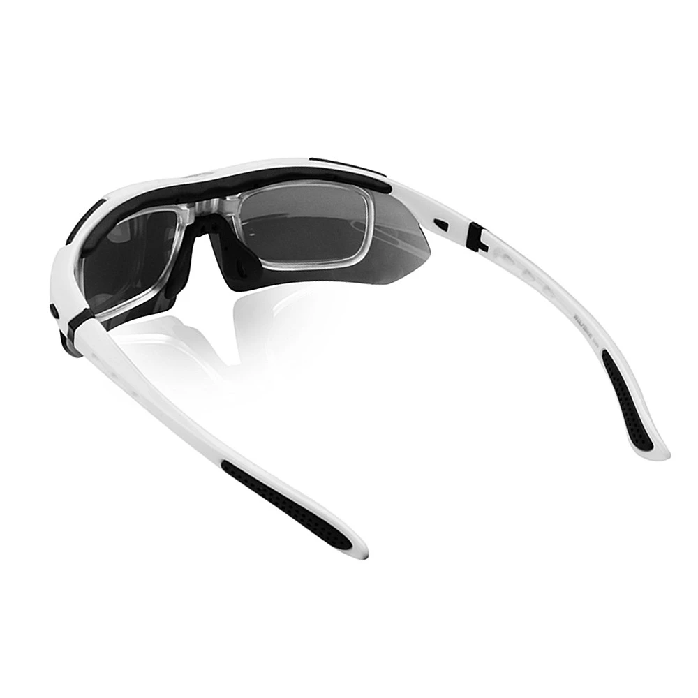 WOSAWE поляризационные велосипедные солнцезащитные очки для спорта на открытом воздухе, велосипедные очки, солнцезащитные очки TR90, очки для велоспорта, 5 линз, белые