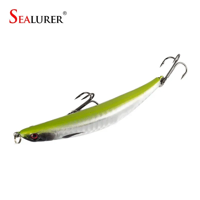 

Sealurer 9cm/7.7g Fishing Tackle Hard Minnow Lure Imitate the dying fish Artificial Bait Fishing Lure with 2 Fish Hook