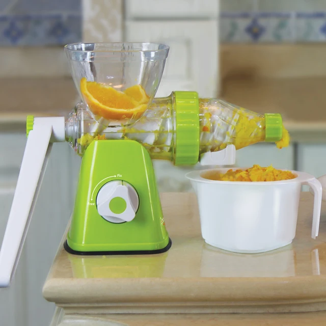 Соковыжималка механическая Endever Skyline HJ-007 (Ручная, легко разбирается и моется, корпус из высококачественного пищевого пластика)