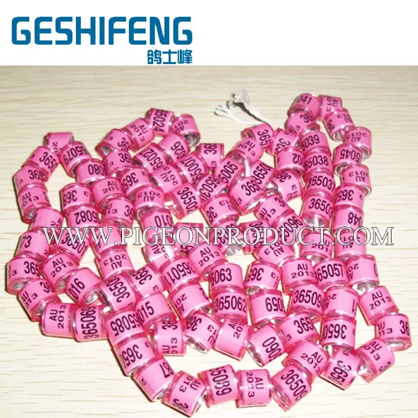 

2016 pigeon birds ring with top quality best design for racing homing pigeon