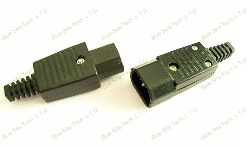 Бесплатная доставка, партия из 5 пар IEC320-C14 + C13 Мощность кабельный разъем для мужчин и женщин, C14 UPS штепсельной вилки, БРП розетка по Мощность