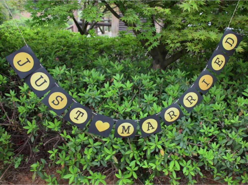 Bridal Party Supplies Letter String wedding ceremony Necessary Paper