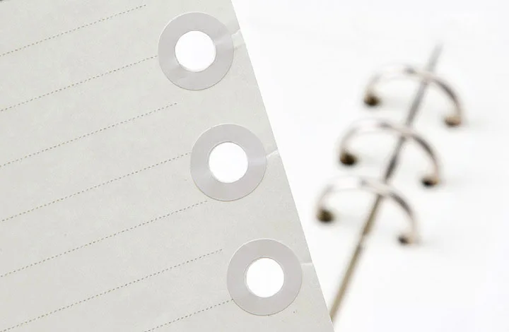 4 piezas 112 agujeros de reparación hoja suelta papel adhesivo, anillos de agujeros de carpeta pegatinas de reparación. Reparación de agujero 4 piezas 112 agujeros de reparación hoja suelta papel adhesivo, anillos de agujeros de carpeta pegatinas de reparación. Reparación de agujero