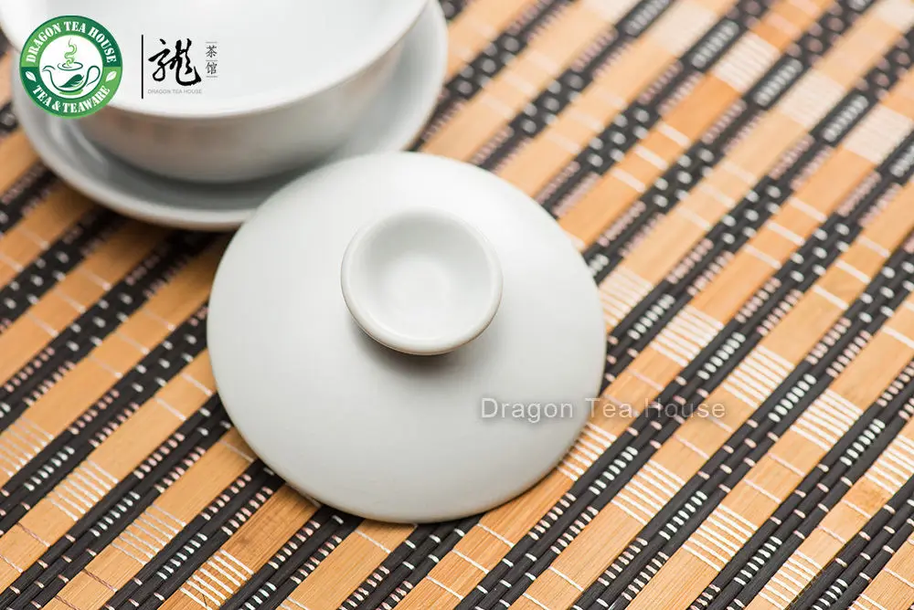 Луна белая Ru печи Celadon Gaiwan 110 мл 3,72 oz