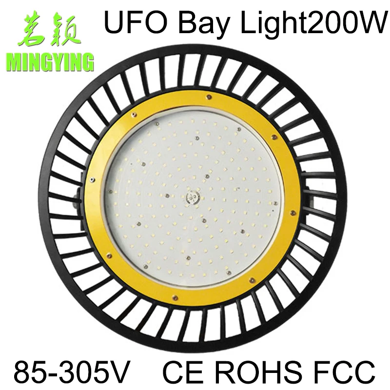 Светодиодный яркий светильник UFO Bay 200 Вт 220 лампа для майнинга светодиодная