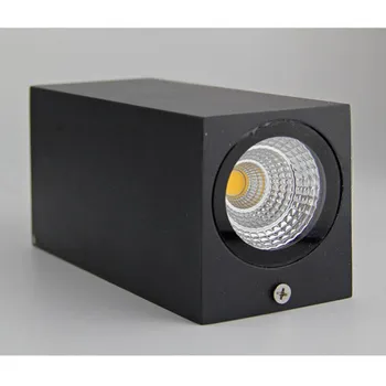 

Free Shipping 6pcs/lot 2*7W Dimmable COB Double Wall Lamp LED Wall Light up an Down Outdoor Waterproof AC85-264V 2year Warranty