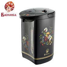 ВАСИЛИСА TP5-900 электрический термопот, 4,5л, 900Вт, внутр.бак из нержавеющей стали, 3 способа подачи воды, поддержание температуры воды,повторное кипячение,съемная крышка, защита от выкипания, вращение на 360гр