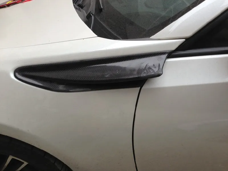 Горячая Автомобильный боковой брызговик из углеродного волокна, устанавливаемое на вентиляционное отверстие в салоне автомобиля для Toyota GT86 Scion FR-S 2012
