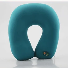 Neck Massager Electric Massage Pillow Battery Operated Vibrating Microbead Pillow Relax Soft Body Massager Health Care Equipment