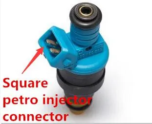 Square petro injector connector