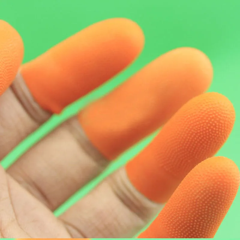 

50pcs Waterproof non-slip finger sets of carved jade polished amber DIY tools necessary to protect the fingers