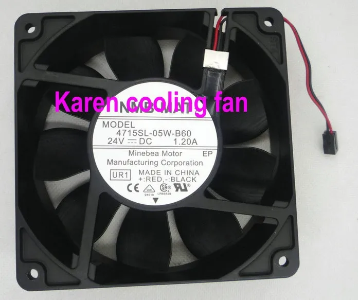 НМБ 12 см 4715SL-05W-B60 12038 24V 1.2A Вентилятор охлаждения