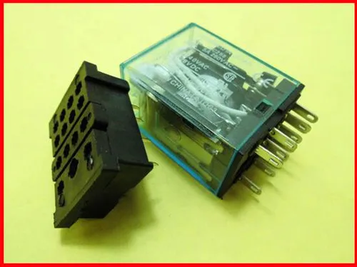 Бесплатная доставка! Промежуточное реле MY4NJ / AC220V DC24V позолоченный модуль