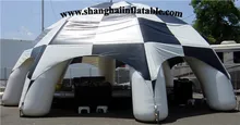 shanghai factory price outdoor camping customized advertising inflatable tent camping tent