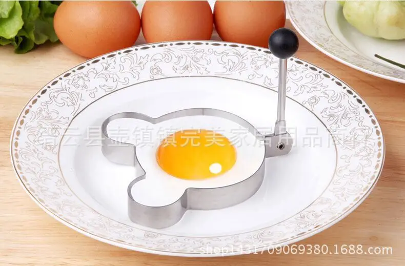 Утолщение Нержавеющая сталь омлет устройства DIY Еда Fried Egg Плесень Модель любовь звезда яйца плесень Торт Плесень Блин завтрак плесень