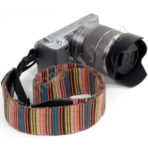 Гарантия модный винтажный хиппи вязаный ремешок для камеры шейный ремешок для DSLR для canon nikon sony pentax slr
