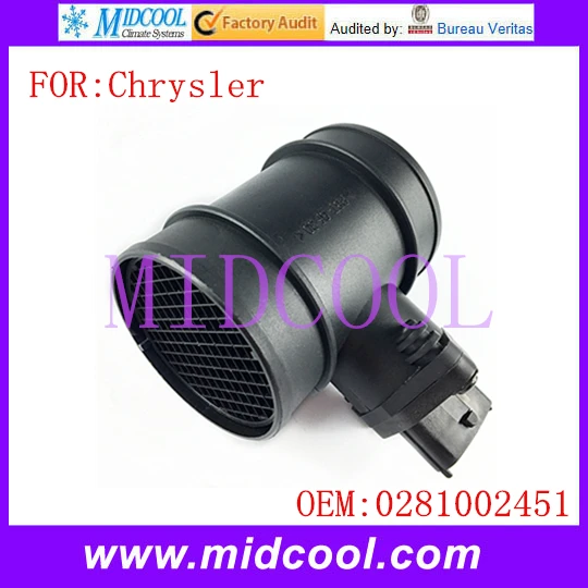 New Mass Air Flow Sensor use OE No. 0281002451 for Chryslerin Sensors