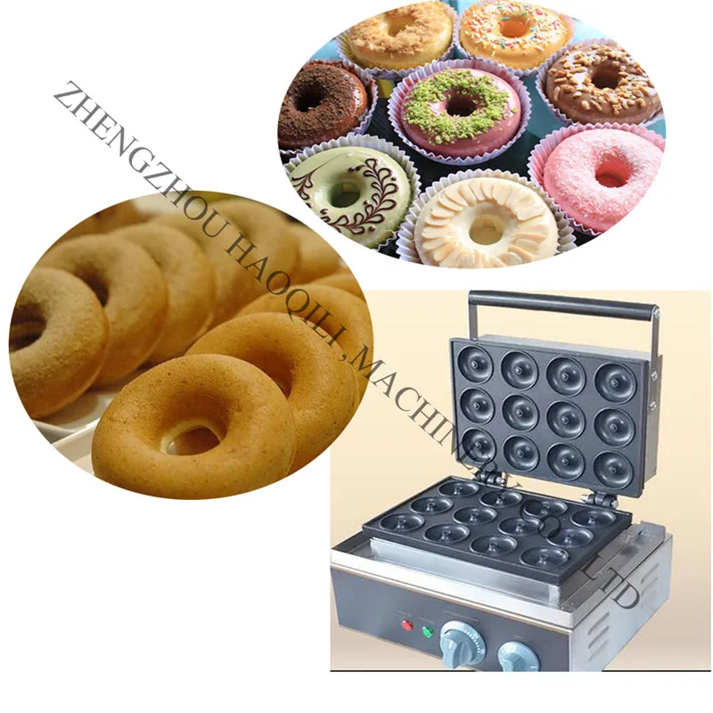12 holes Electric Donut Waffle Making Machine Donut machine Waffle