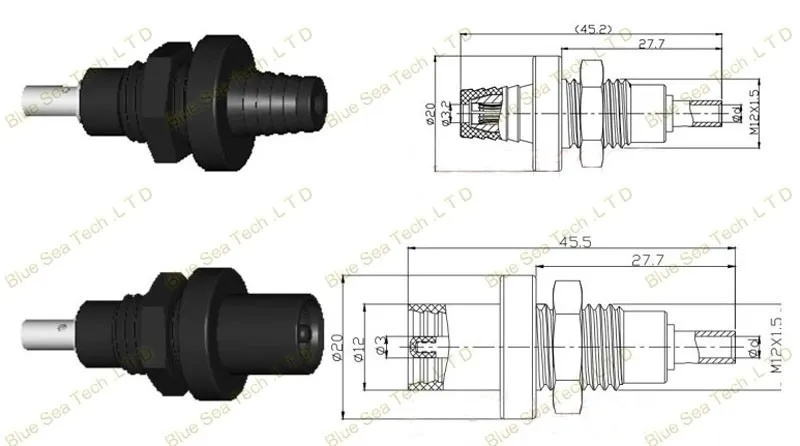 2 пары IP67 Соединительный PV MC3 RO-2P солнечной разъем мужской и женский комплекты для панели солнечных батарей 1.5mm2-6mm2