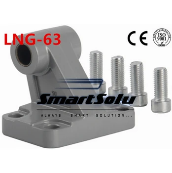 

Free Shipping 2Pcs/Lot LNG - 63 ISO6431 cylinder attachment, inclined installation of the support, DNC, SE cylinder accessories