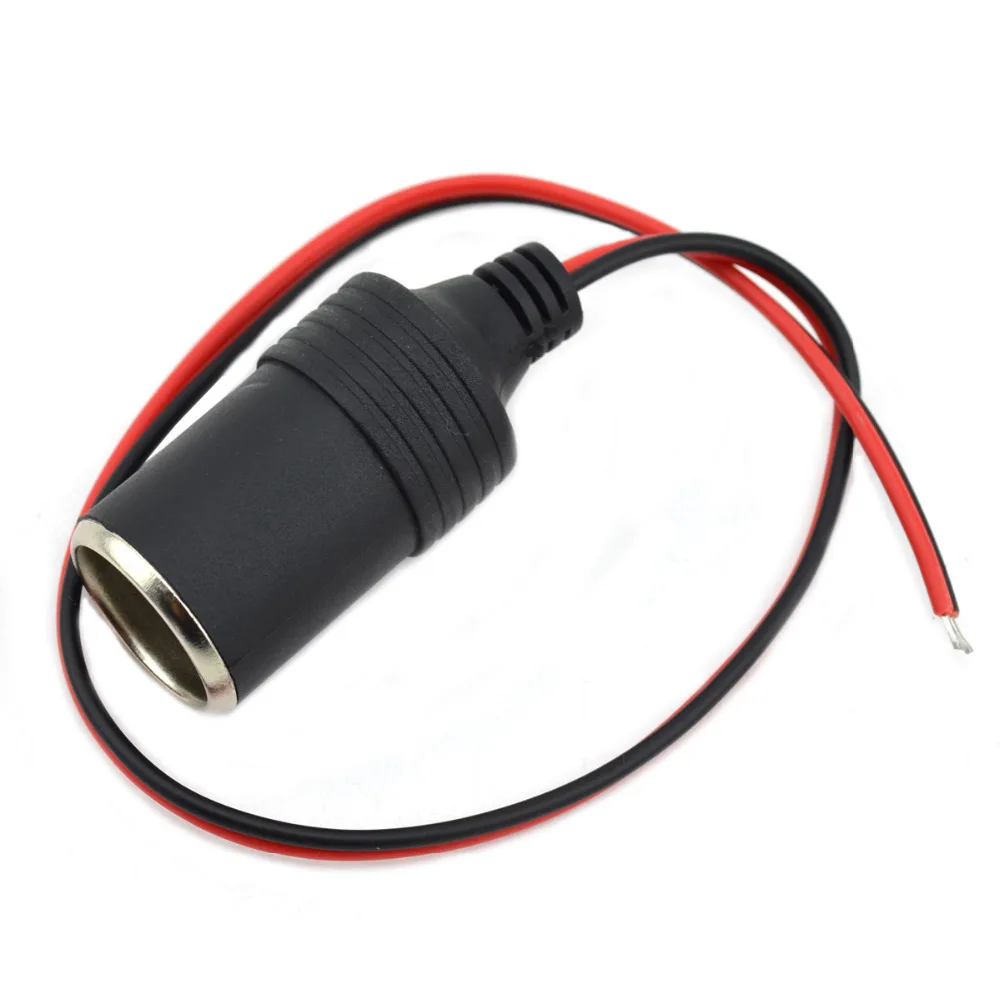 

Car Cigarette Lighter Charger socket 12v cable Female Socket Plug Connector Adapter