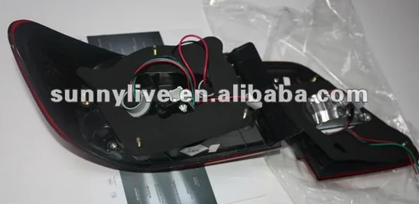 Для TOYOTA Corolla Altis светодиодный задний светильник 2011-2012 год красный черный цвет YZV1