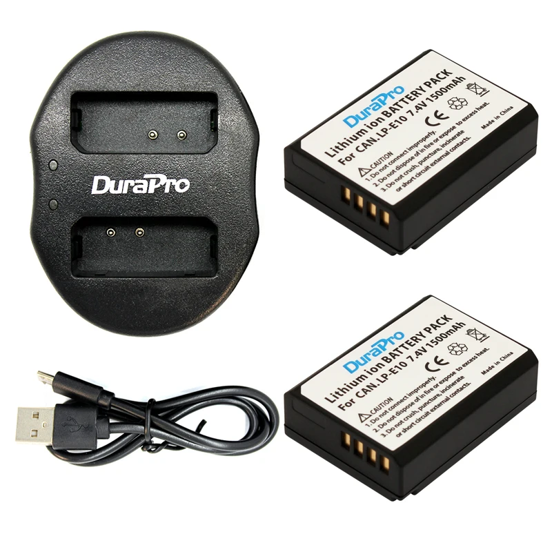 2 шт./лот LP-E10 LP E10 lpe10 Перезаряжаемые Батареи для камеры+ Dual USB Зарядное устройство для Canon EOS 1100D 1200d Kiss X50 X70 rebel T3 T5