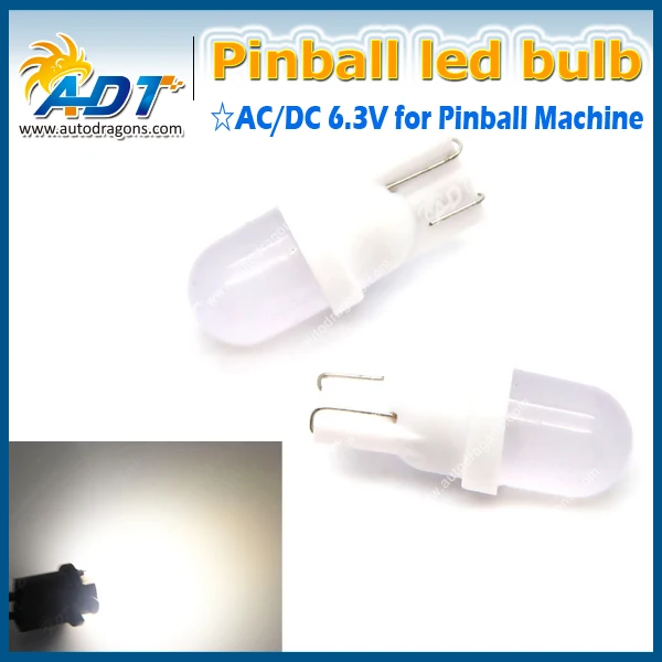 555 194 T10#44#47 Ba9s пинбол LED матовый пинбол led NON ореолы пинбол