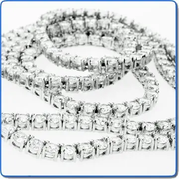 В Стиле Хип-хоп ювелирные изделия, ювелирные изделия Bling, лед из ювелирных изделий, мужчины цепи, 36 дюймов 4 мм мужчины ожерелье, hene94wh-4, белый cz