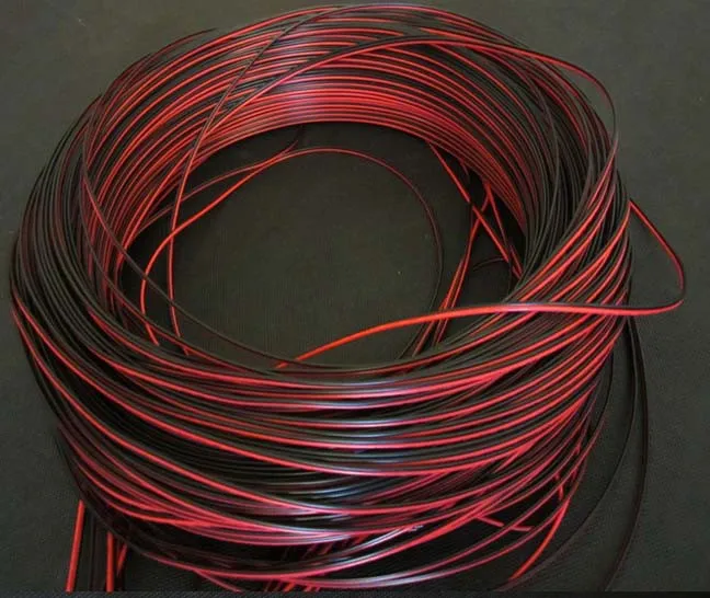5 м 10 м 20 м 2pin 20 AWG UL2468 2*0,5 мм Удлинительный кабель используется для 12 В 24 В Светодиодная лента шнур подключения электрического провода
