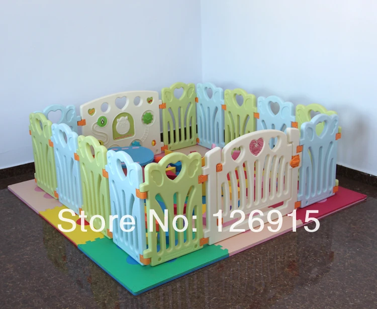 Parc Bebe Cloture Colore En Plastique Cloture Bebe Environnement Balle Scrutin Enfants Jeu Interieur Cloture 12 Petits Morceaux 1 1 Livraison Gratuite Aliexpress