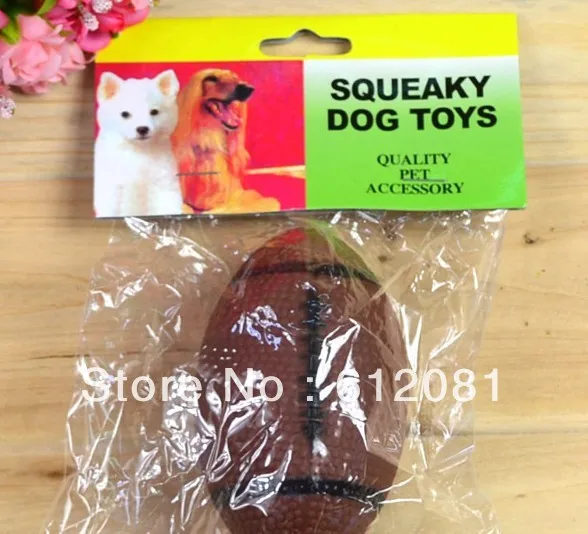 Usd 1,8/pc виниловая пищалка для домашних собак игрушка регби, футбол дизайн 20 шт./партия