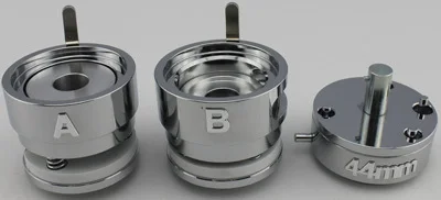Новые Pro N3 1-3/": 44 мм Знак Button Maker машина+ регулируемый циркуль+ 200 Наборы для ухода за кожей из металла Pinback Кнопка поставки