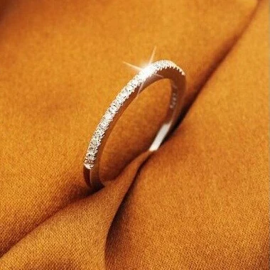 Almei мило серебро кольца кольцо с розовым белым камнем для влюбленных аксессуары бижутерия для женщин перстни женские Бижутерия набор свадебный кольца с синим кубическим цирконом бесплатно кольцо на весь палец J029