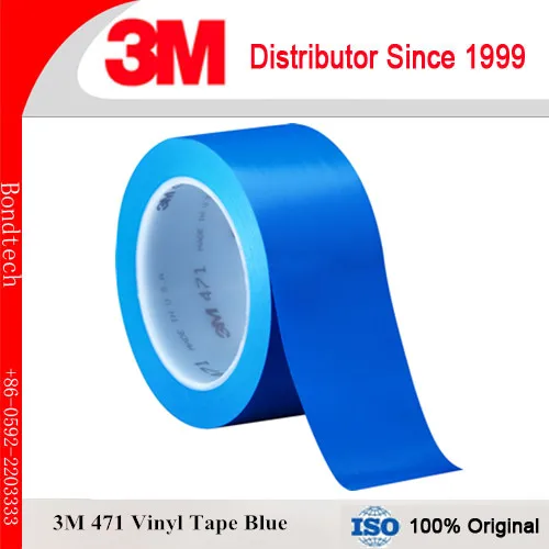 

3M 471 Vinyl Fine LineTape, Blue, 50mmX33M, 2rolls/ pack