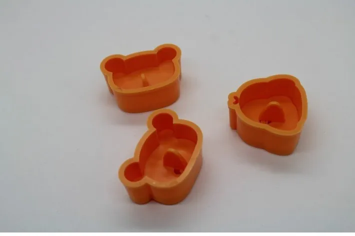2 компл./лот 3D медведя и курица пластичной прессформы Сахар искусства Набор Fondant(сахарная), формочки для печенья/Формочки для печенья