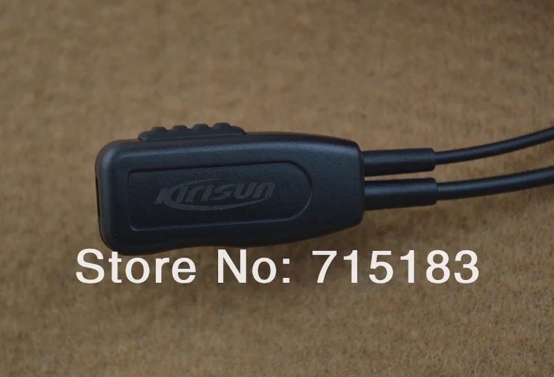 Kirisun KME-009 Air-Tube акустический наушник-микрофон с PTT для Kirisun PT5200 PT4200 PT260 PT3600 PT558 PT558S