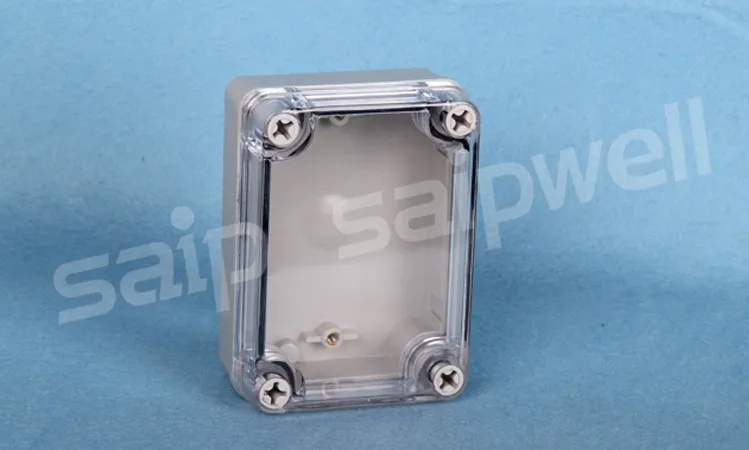 Saipwell наиболее популярные IP66 открытый пластиковый водонепроницаемые коробочки для инструментов с прозрачной крышкой 80*110*45 мм DS-AT-0811-S