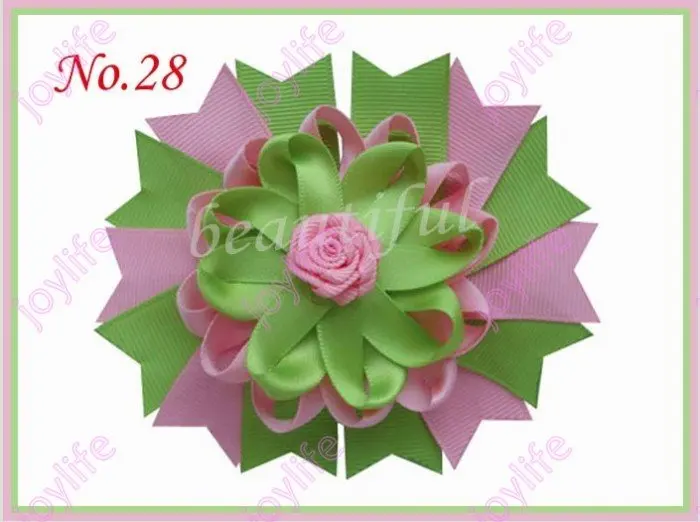 Новые 500 шт 4,5 Роман Махаон гнездо волосы луки rose Изысканная заколка для волос бант для волос для девочек