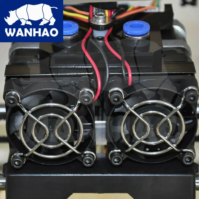WANHAO 3d принтер Запасные части MK10 двойной экструдер для дубликатора 4, 4X, 4S