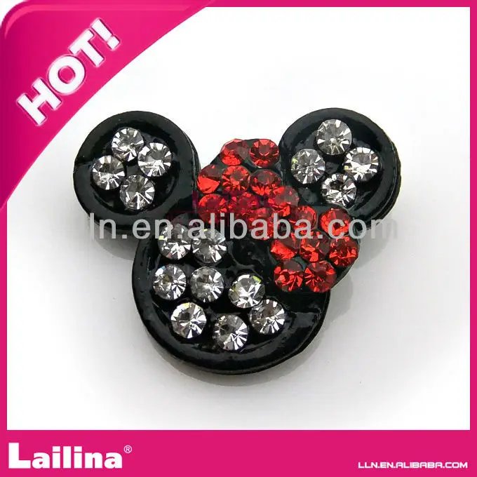 Круглый rhinestone кнопки для ID badage держатель аксессуары