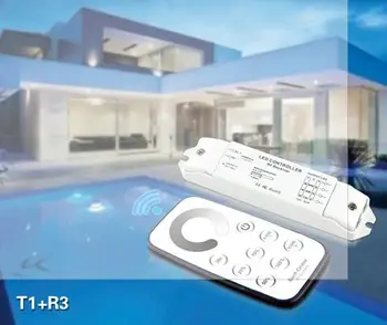 

Bincolor T1+R3 12v-24v single color circle touch remote led mini touch dimmer