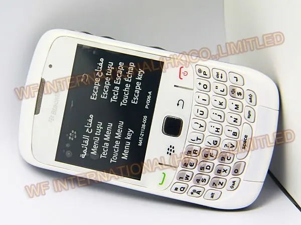 Смартфон BlackBerry 8520 Curve, разблокированный 3g wifi Bluetooth 8520, мобильный телефон и белый