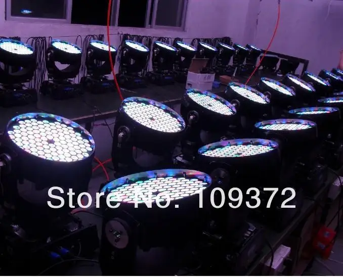 Festa de Iluminação de Discoteca Frete Grátis Stage Moving Head 108x3 w Dmx Arruela da Controladora Cor Rgbw Led Moving Head Wash dj Projetor 5 Cheap disco light