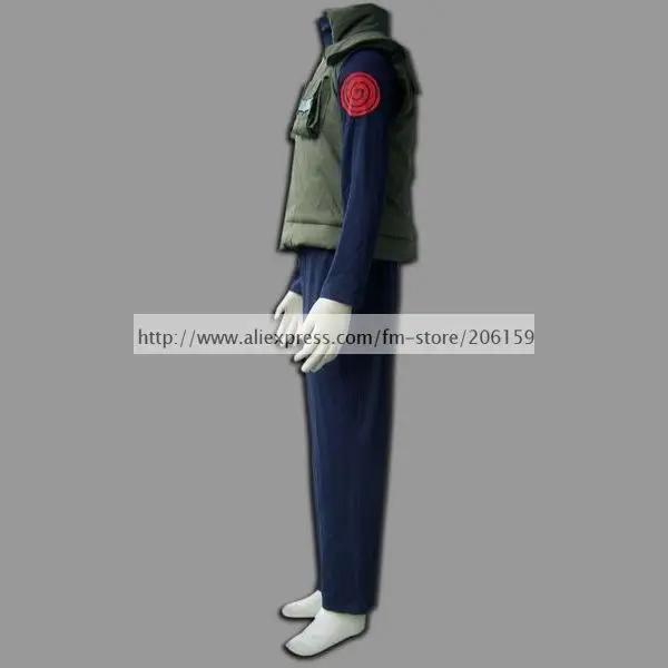 Косплей Костюм Наруто Shippuden Какаши/ибики косплей костюм полный набор мужской Хэллоуин Рождественская Вечеринка Униформа платье
