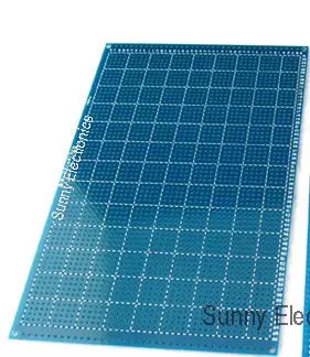 10x15 см(" X 6") Односторонний Прототип PCB панель универсальная печатная плата FR-4 стекловолокна Односторонняя печатная плата 10 шт./партия