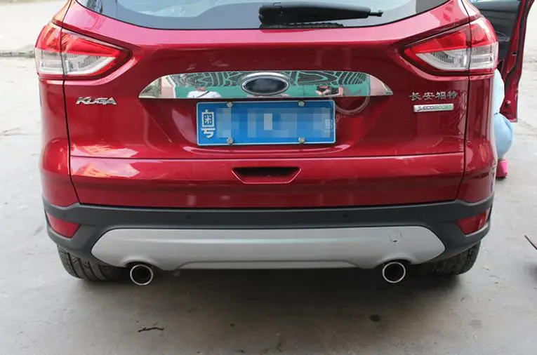 Для Ford Escape Kuga 2013 ABS Хромированная Задняя Крышка багажника Накладка