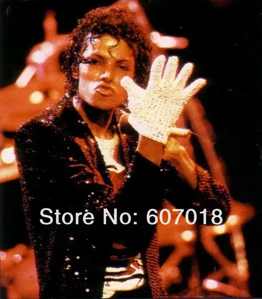 MJ Майкл Джексон Rhinestone Блестки Хрустальные блестящие перчатки ручной работы show подарок коллекция